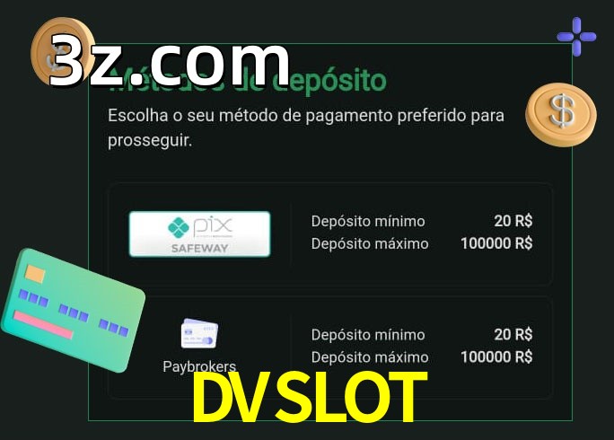 O cassino DVSLOTbet oferece uma grande variedade de métodos de pagamento